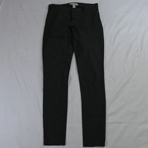 Banana Republic 2‎ Charcoal Gray Ponte Mid Rise Legging Dress Pants